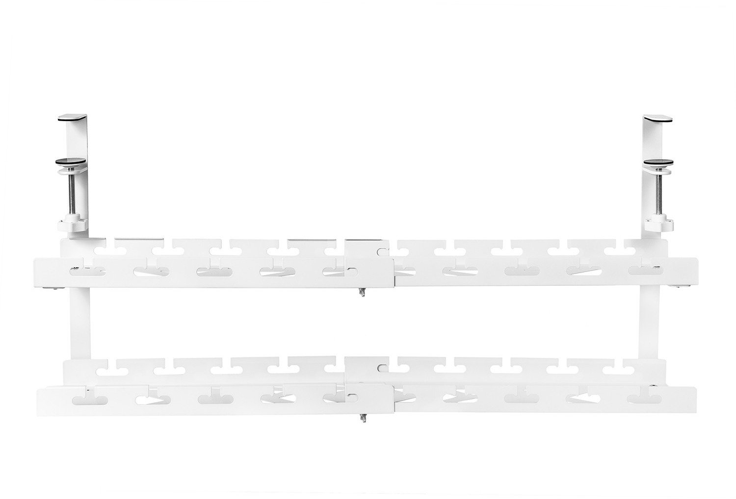 Organizues kabllosh nën tavolinë Maclean, max 5kg, gjatësia 728mm, i zi