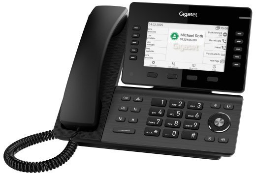 Telefoni në tavolinë Gigaset P810 IP PRO, ekran 3.36", PoE, i zi