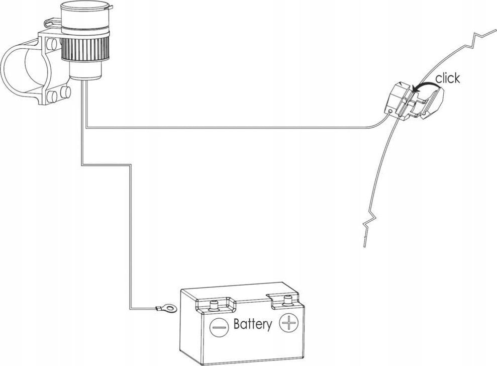 Karikues motoçiklete Midland Duo USB Socket, 12V, 2 porta USB, i zi