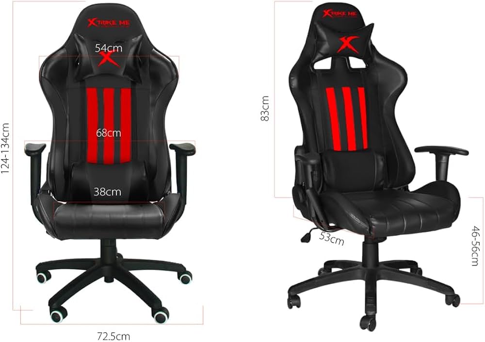 XTRIKE ME GC-905 BK Gaming Chair Black 150kg