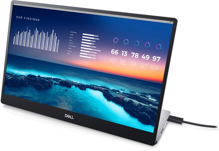 Monitor Dell Portable Monitor P1424H, 14", LED