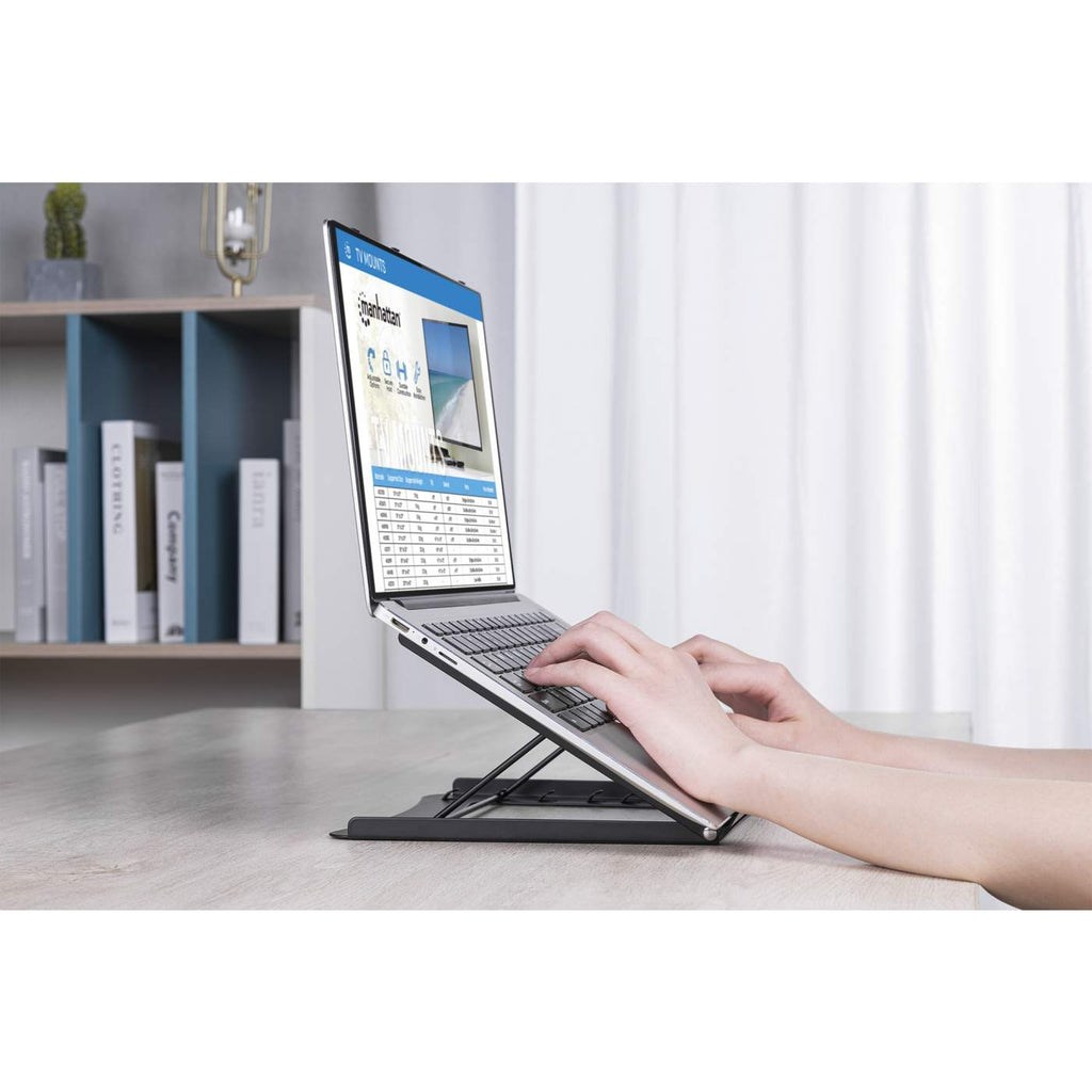 Mbajtëse e rregullueshme për laptop dhe tablet, deri në 15.6", 5kg, e zezë 