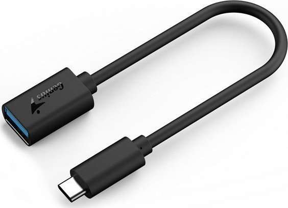 Adapter USB Genius USB C në USB A, 3.0, 5Gbps, i zi
