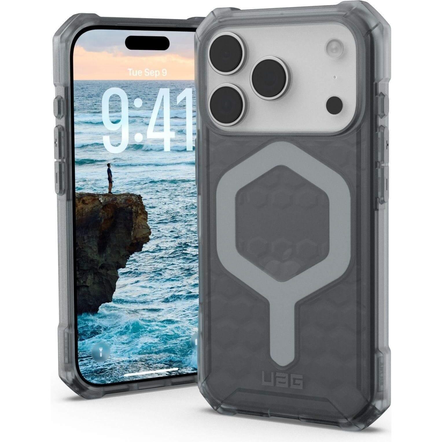 Mbrojtëse telefoni UAG Essential Armor MagSafe, për iPhone 17 Pro, gri