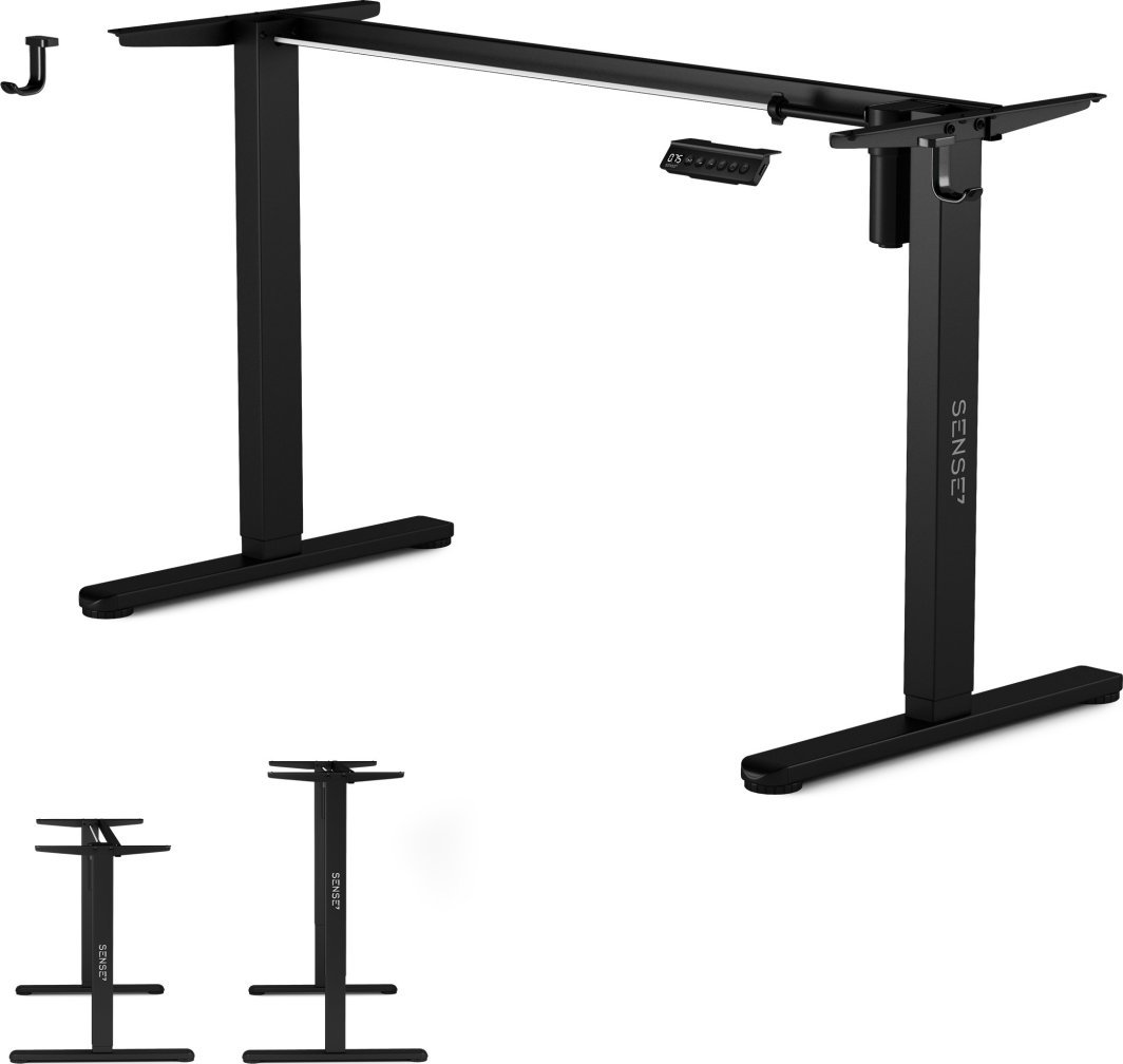 Kornizë elektrike për tavolinë SENSE7, e zezë