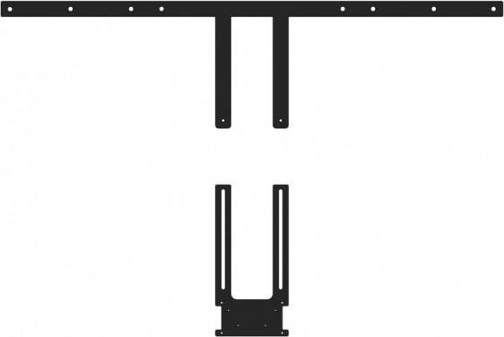 Adapter montimi për ekran HAGOR Poly Display, për kamera videokonference Poly Studio, 55-75", i zi