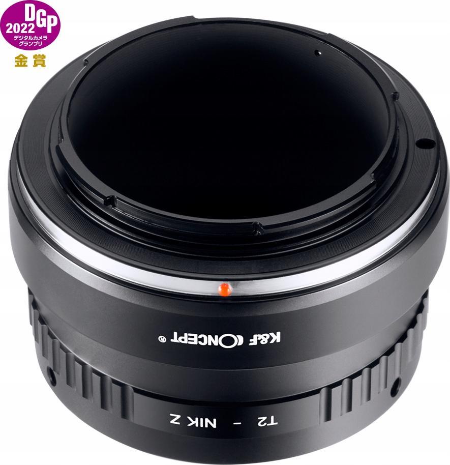 Adapter objektivi K&amp;F Concept KF06.496, Nikon Z në T2, bronz dhe alumin, i zi