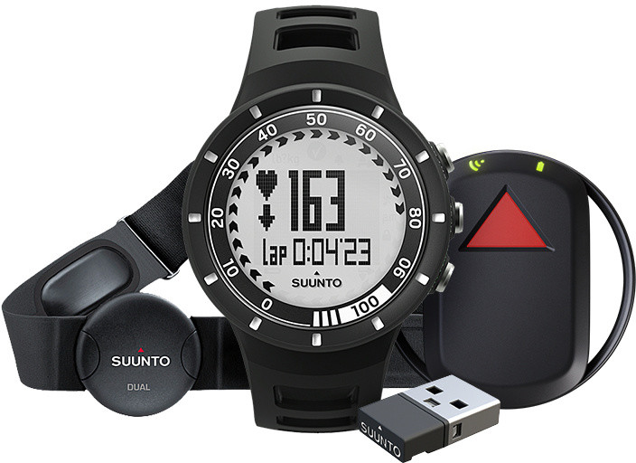 Matës aktiviteti Suunto Quest	+ GPS, i zi