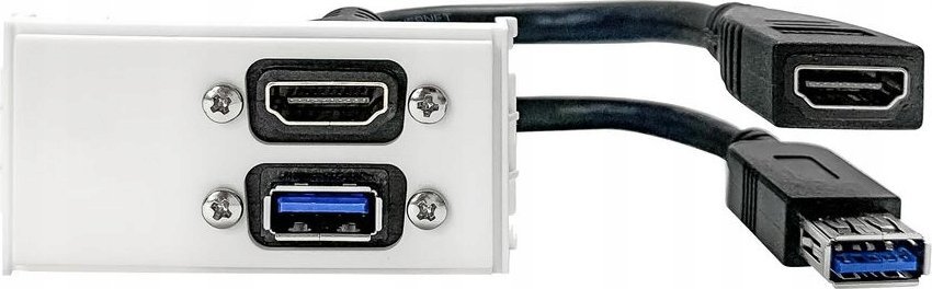 Prizë murale Vivolink WI221295, HDMI, USB, e bardhë