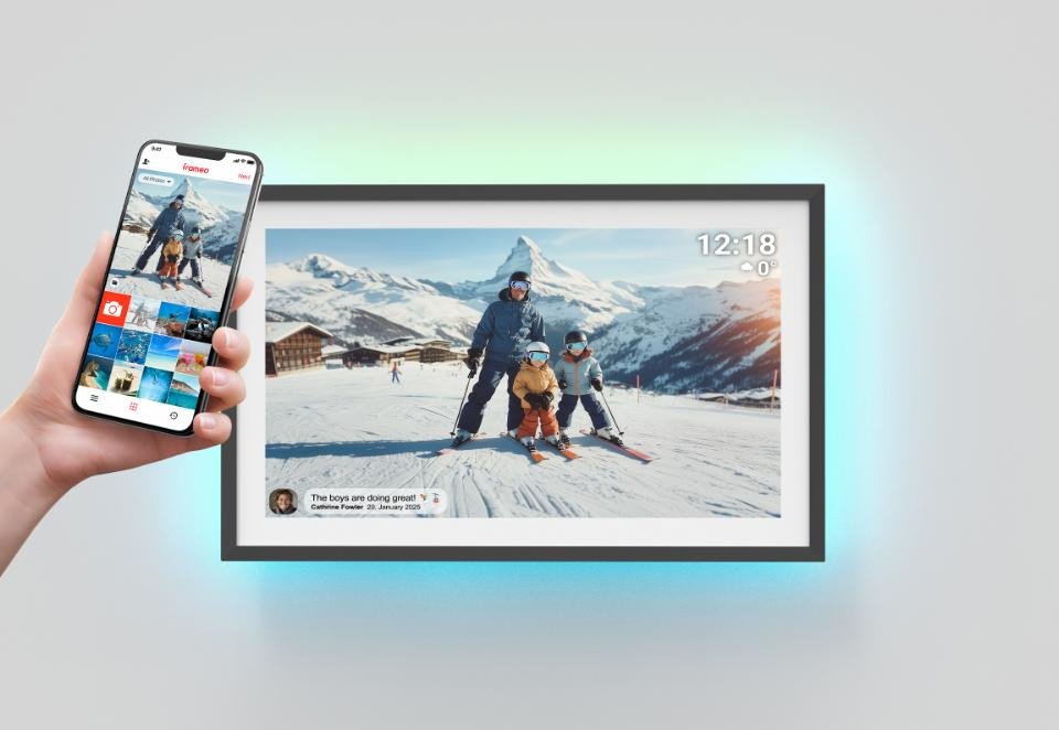 Kornizë digjitale Denver PFF-1081, 10.1", Wi-Fi, e zezë