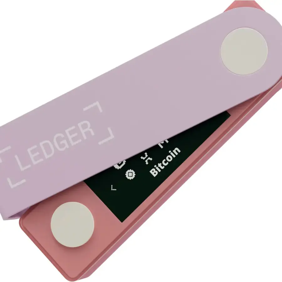 Pajisje për kriptovaluta Ledger Nano X, rozë