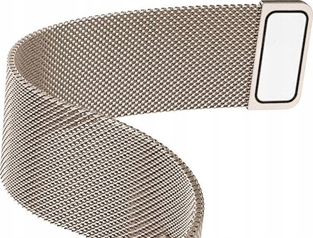 Rrip ore Crong Milano Steel për Apple Watch, çelik inox, 42/44/45/49 mm, ngjyrë shampanjë