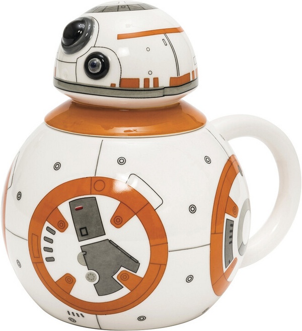 Шолја Star Wars - BB-8, со капак, 320 мл