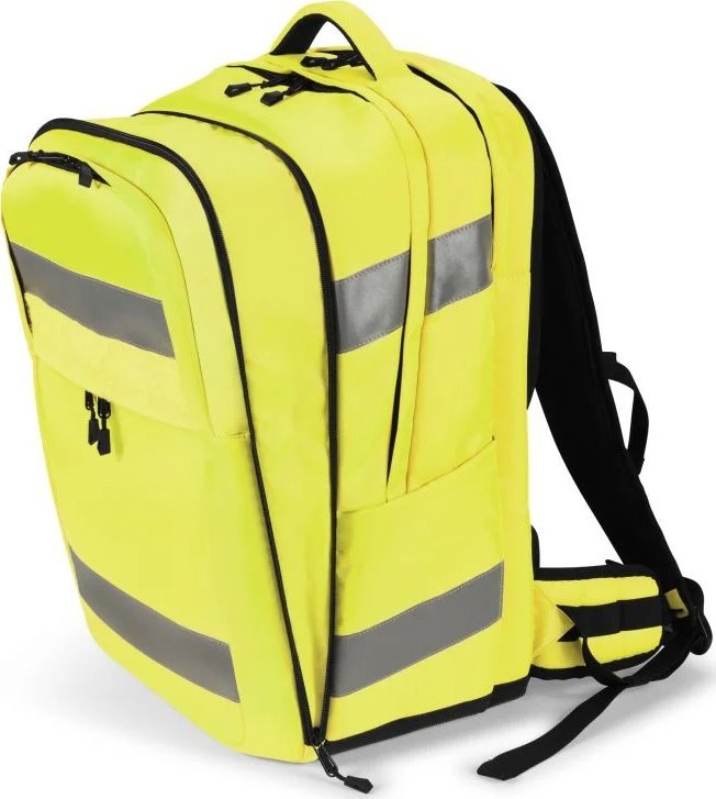 Ранец Dicota Backpack Hi-Vis, 17.3", 32-38L, рефлектирачка жолта боја
