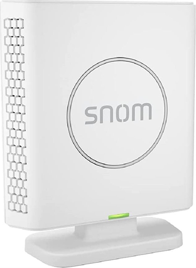Bazë DECT Snom M400, deri 10 thirrje paralele, VoIP PBX, e bardhë