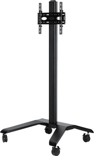 Karrocë universale për TV B-Tech BT8562/BB, për ekrane të sheshtë, me rrota, e zezë