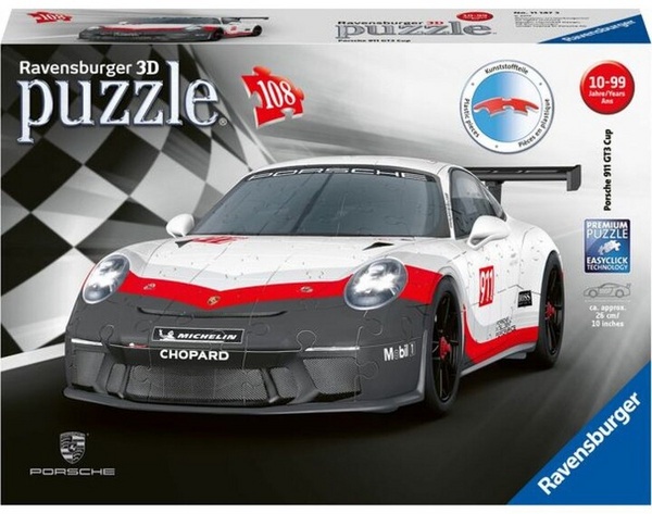 Puzzle Ravensburger Porsche GT3 Cup (111473), 108 pjesë