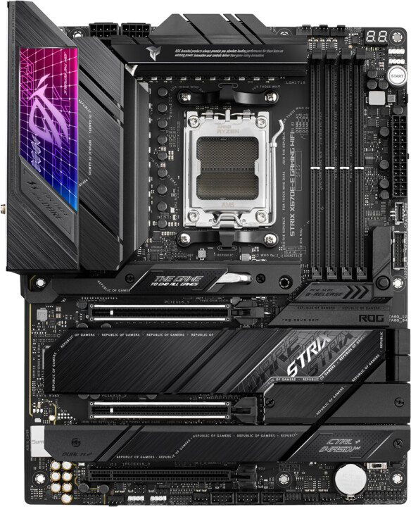 Pllakë amë ASUS ROG STRIX X670E-E GAMING WIFI - AMD X670