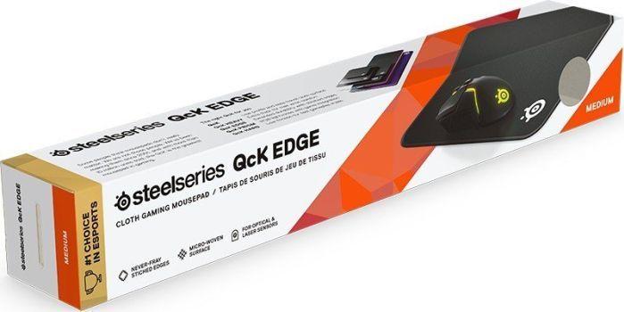 Mauspad SteelSeries QcK Edge, M, e zezë