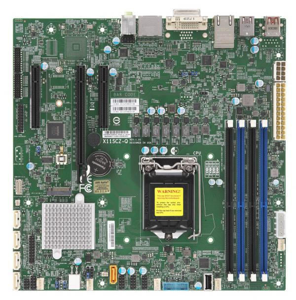 Pllakë amë Supermicro X11SCZ-Q Intel Q370 LGA 1151 (Socket H4) micro ATX