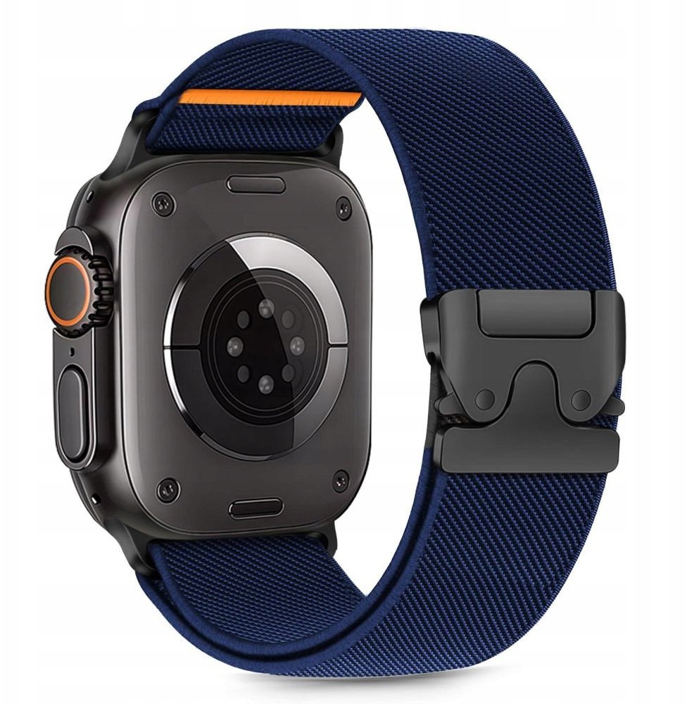 Rrip ore Tech-Protect Nylon Clasp për Apple Watch Series 5-10 SE Ultra, 44-49mm, navy