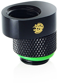 Përshtatës Bitspower X-Cross, G1/4, zhvendosje 5 mm, i zi mat