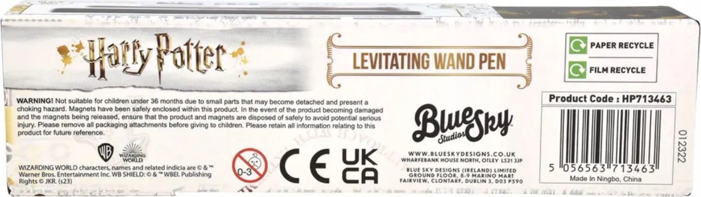 Stilolaps levitues Harry Potter Back to Hogwarts, magnetik, me bazë dekorative, kafe