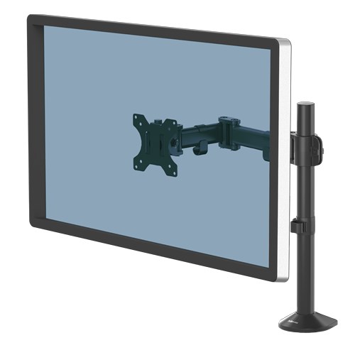 Mbajtëse tavoline për monitor Fellowes Reflex, 32", 17.6 lbs, e zezë