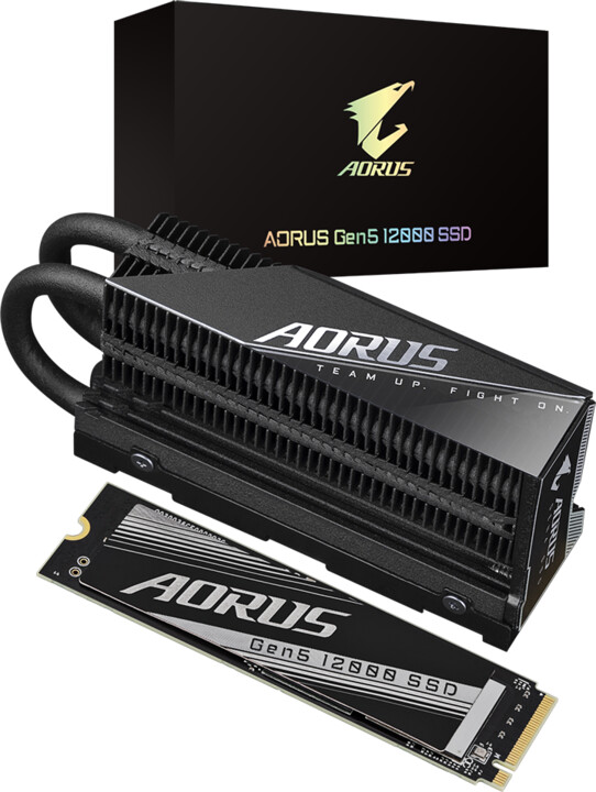 Disk SSD Gigabyte AORUS 12000 SSD 1TB NVMe Gen5 HeatSink
