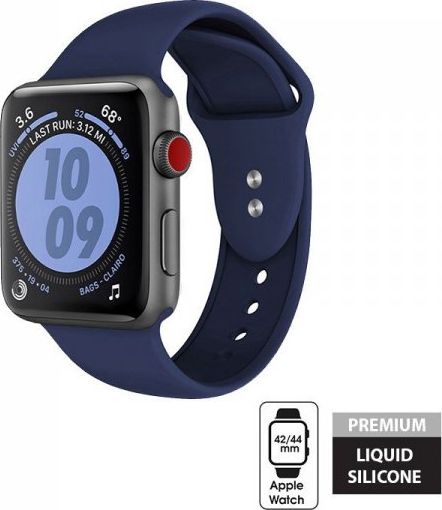 Rrip Crong Liquid për Apple Watch Band, 42/44mm, i kaltër i errët
