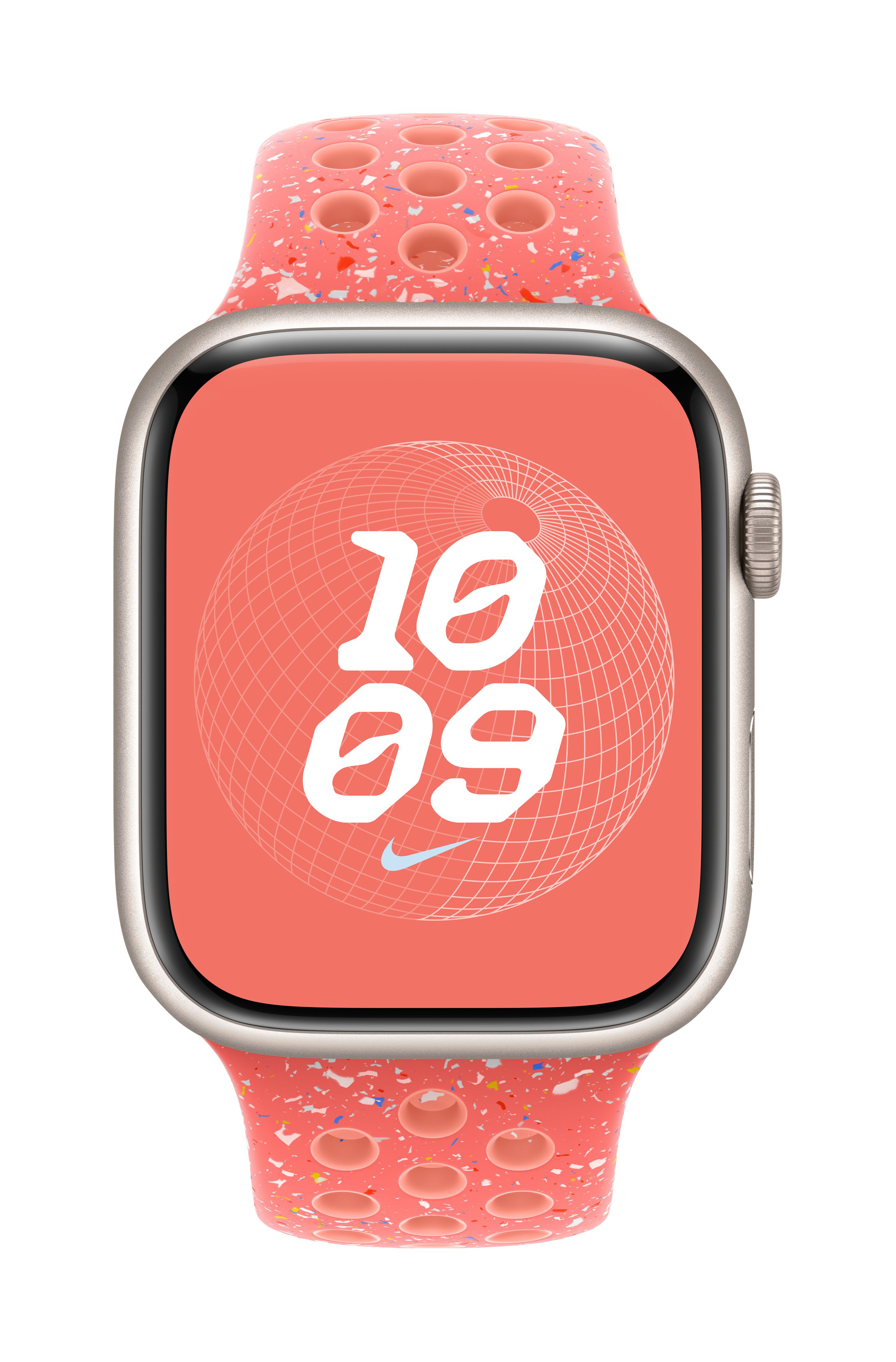 Apple Watch 45mm Nike Band, Magic Ember Nike Sport Band - S/M