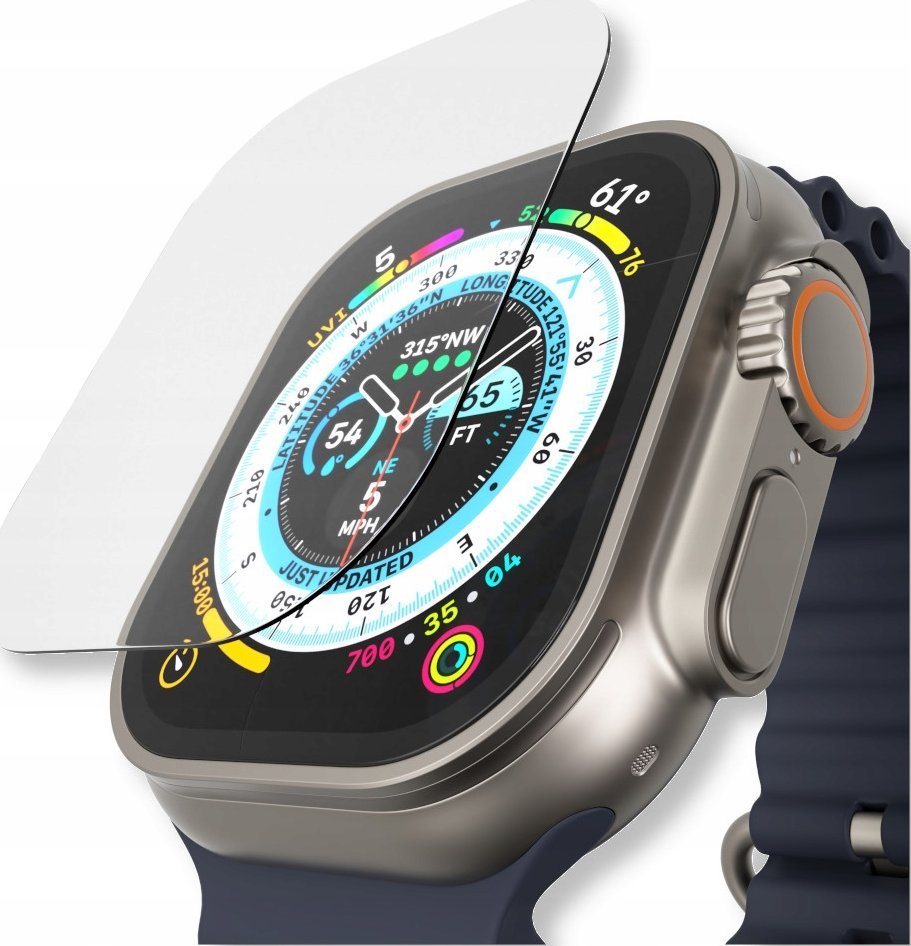 Заштита за екран NEXT ONE 3D Clear, за Apple Watch Ultra 49mm, проѕирно стакло