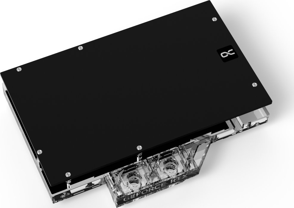 Bllok uji Alphacool Eisblock Aurora Acrylic GPX N, për RTX 4090 Founders Edition, me backplate alumini, i zi