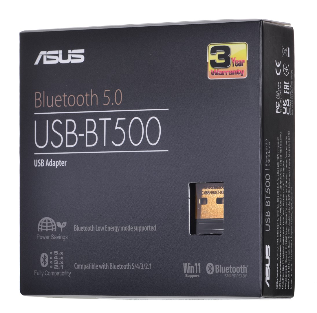 Përshtatës Bluetooth Asus USB-BT500, 5.0, i zi