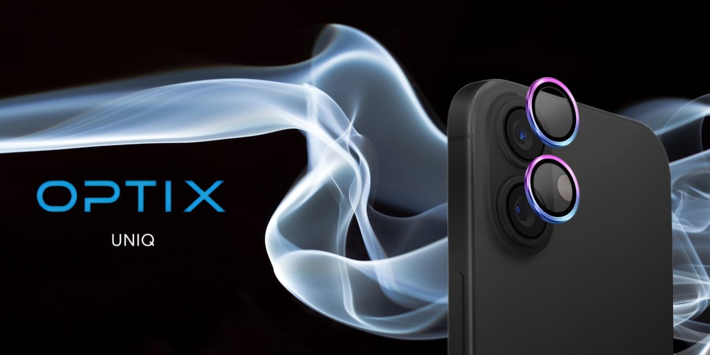 Заштитно стакло Uniq Optix Clear за камера iPhone 16 16 Plus, закалено стакло 9H, транспарентно