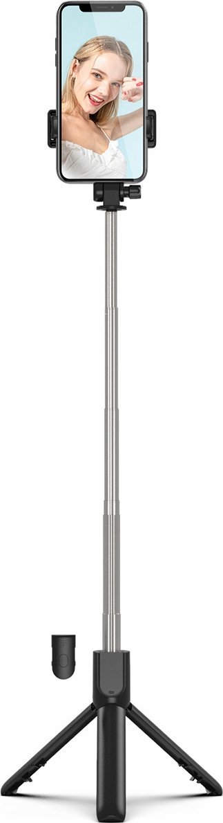 Selfie stick me tripod Wry1S, 0.7 m, për telefon, i zi