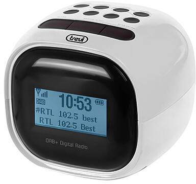 Radio me orë Trevi RC 80D2, e bardhë
