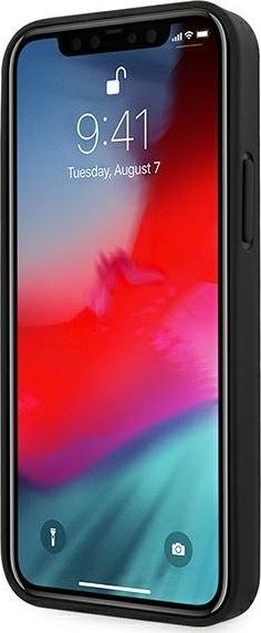 Mbështjellëse US Polo USHCP12LPUGFLBK për iPhone 12 Pro Max Polo Embroidery Collection, e zezë