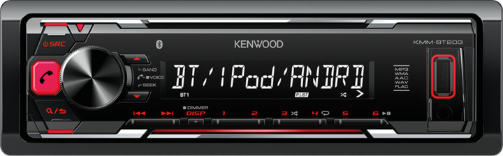 Радио за автомобил Kenwood KMM-BT203