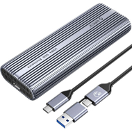 Кутија екстерна SSD ORICO 40Gbps M.2 NVMe, до 8TB, USB C, сива
