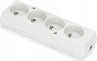 Prizë shumëfishe Emos GN-470 MT088-B, 4 dalje, 16A, e bardhë