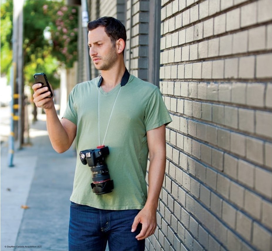 Рипче за камера Џоби 3 Way Camera Strap, дизајн 3 во 1, црно