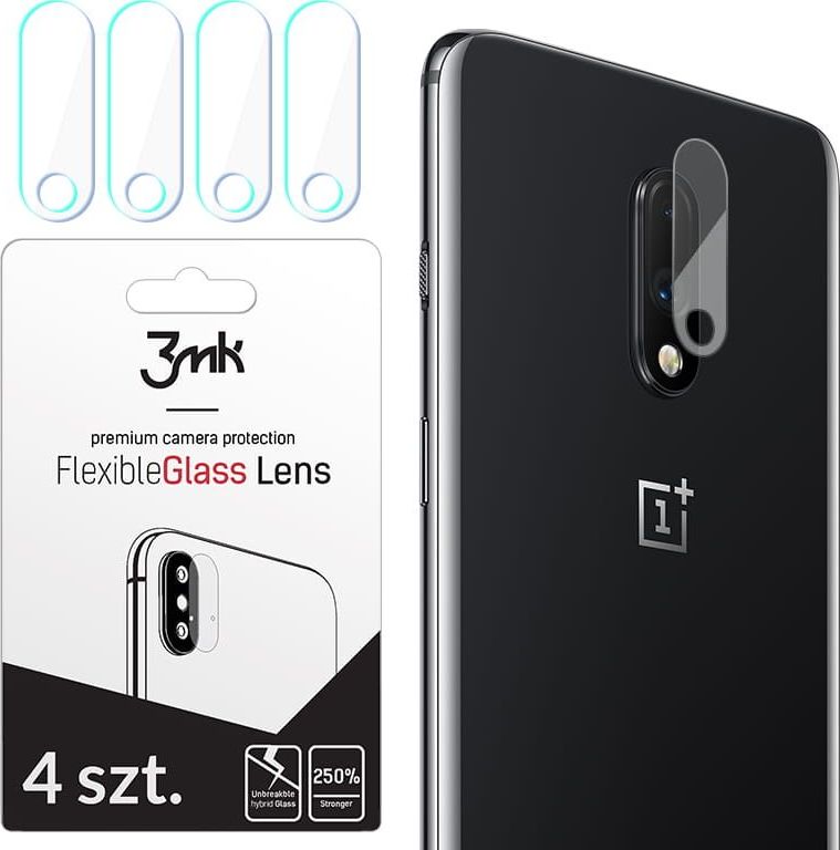 Xham mbrojtës 3MK Hybrid Glass për OnePlus 7