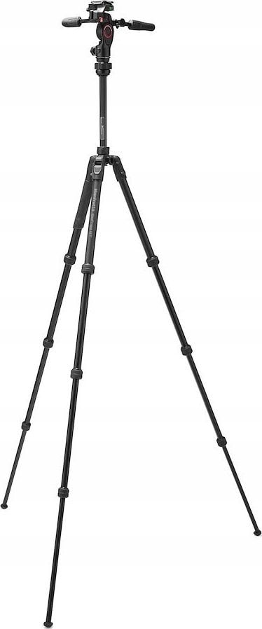 Trekëmbësh Manfrotto Befree GT PRO, alumin, 3-way, i zi