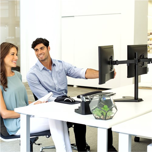 Mbajtëse monitori Fellowes Professional Series, Dual, 17-32", 10kg, e zezë