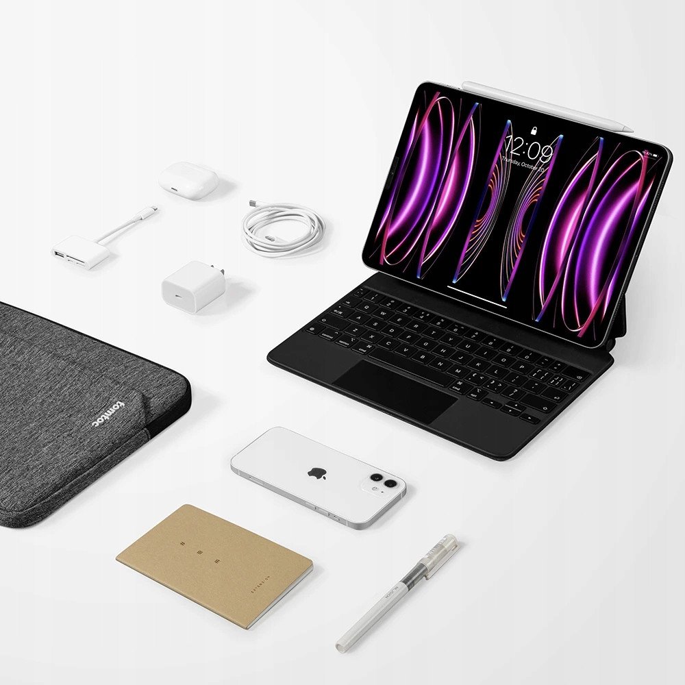 Чанта за ноутбук Tomtoc B18, 11\", универзална, сива