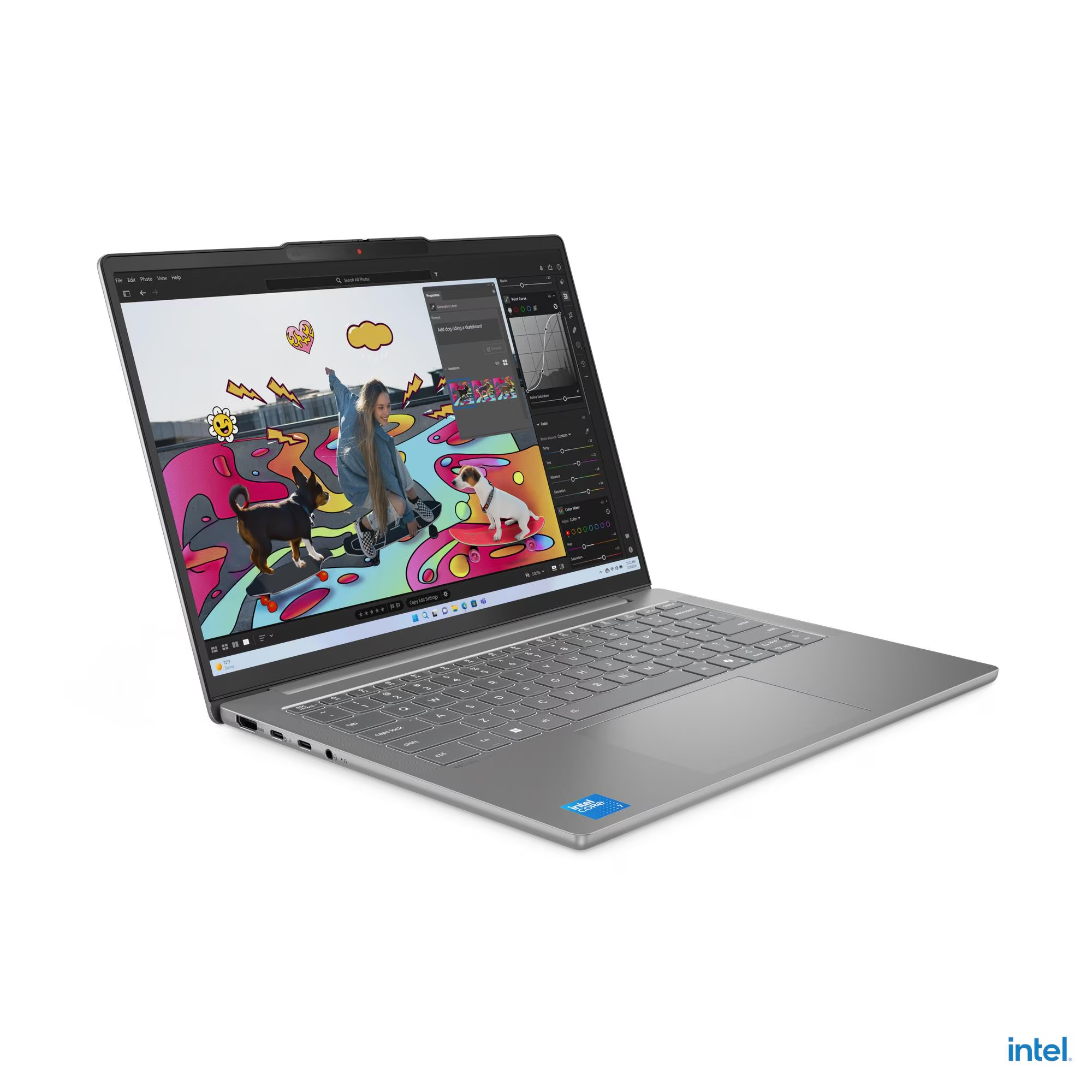 Laptop Lenovo IdeaPad Slim 5 14IRH10R 14", Intel Core 7 240H, 32GB DDR5, 1TB SSD, Intel Graphics, i hirtë