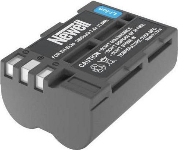 Bateri Newell EN-EL3 për Nikon D50, D70, D80, D90, D100, D200, D300, D300s, D700, e hirtë