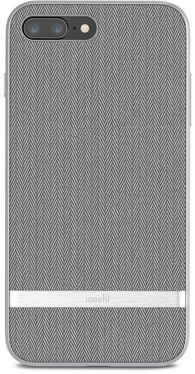 Kuti mbrojtëse Moshi Vesta për iPhone 8 Plus, slim, kompatibile me karikim pa tela, gri