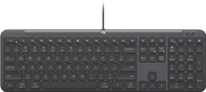 Tastierë Logitech Signature Slim Wired K620, USB C, për biznes, gri grafit